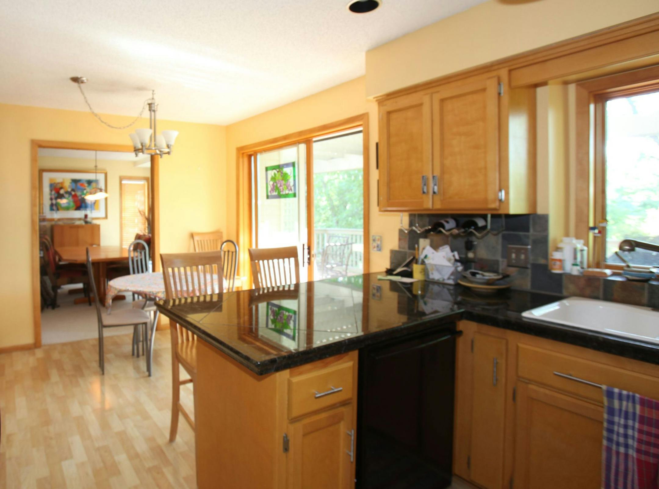 Everyday Solutions: BEFORE kitchen and eating area.