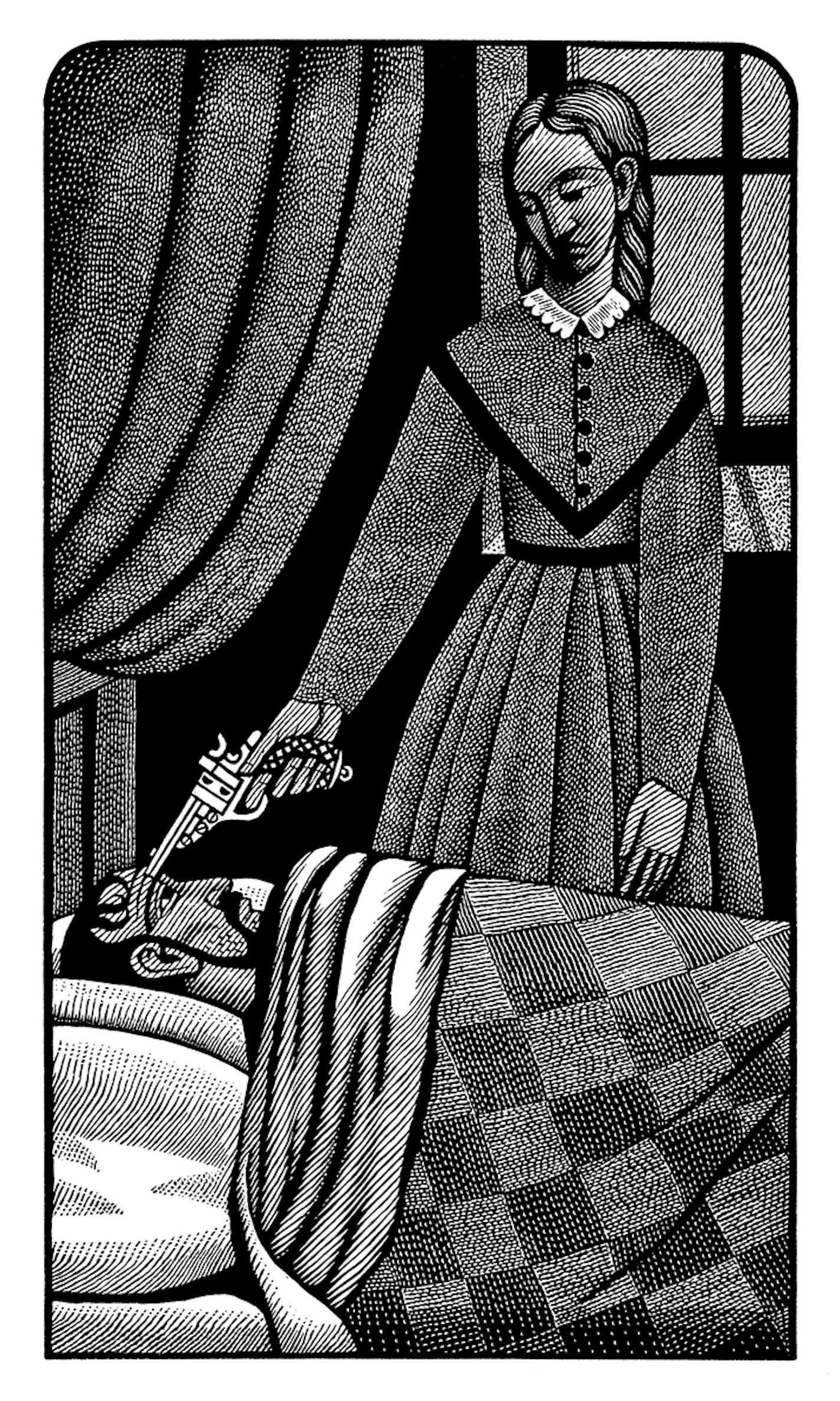 Illustration by Harry Brockway, 2021 from Dostoevsky: The Best Short Stories