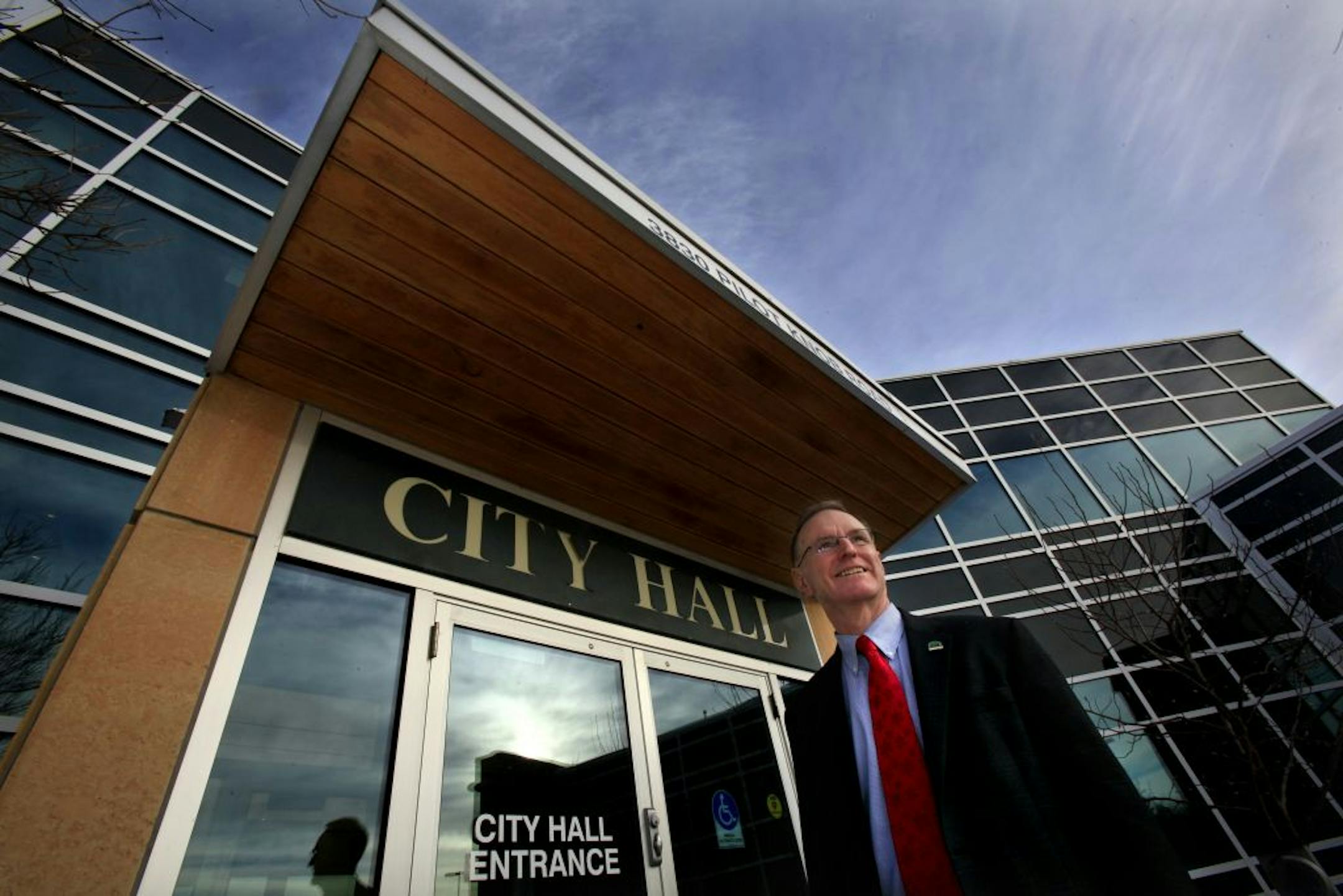 Eagan City Manager Tom Hedges. Eagan, MN on December 13, 2012.