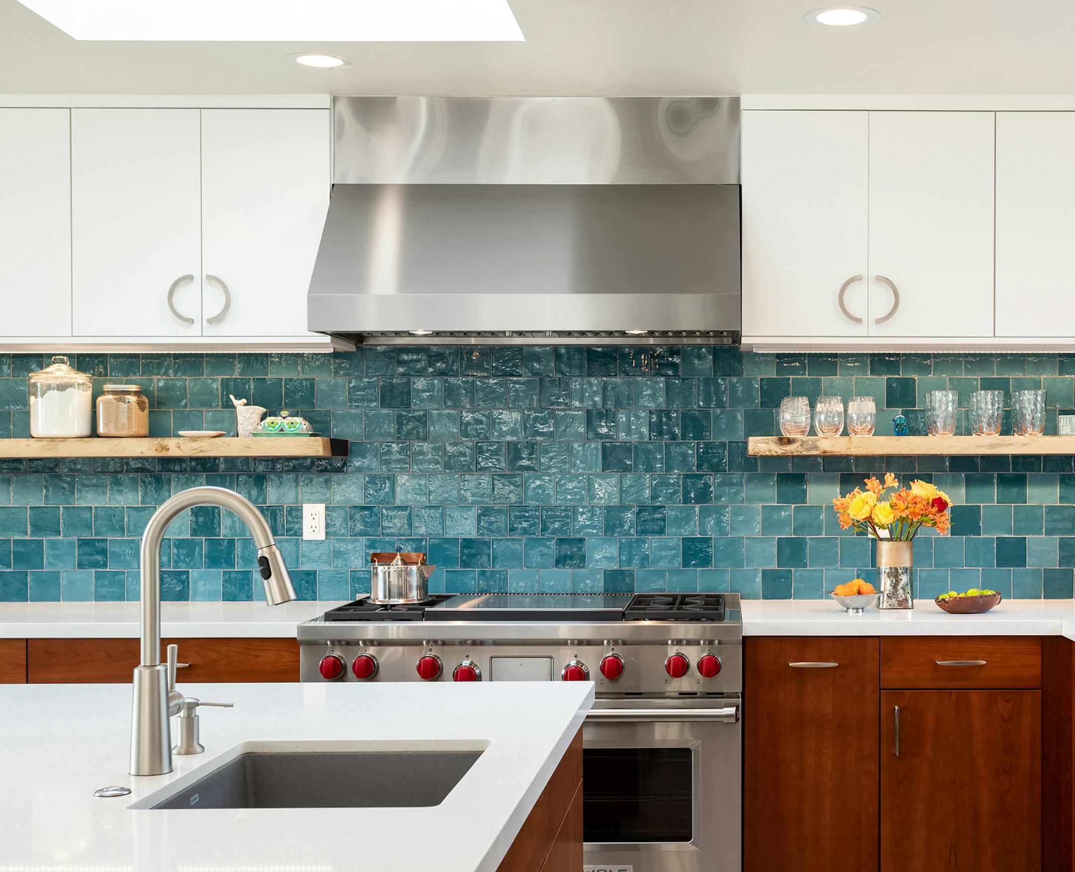 Kitchen backsplashes are an affordable way to add a blast of color to your home. (Dreamstime/TNS)