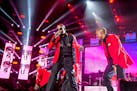 Ralph Tresvant and Ronnie DeVoe of New Edition performed July 1 in New Orleans.