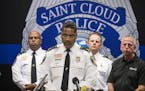 St. Cloud Chief of Police William Blair Anderson speaks during a press conference ] (Leila Navidi/Star Tribune) leila.navidi@startribune.com BACKGROUN
