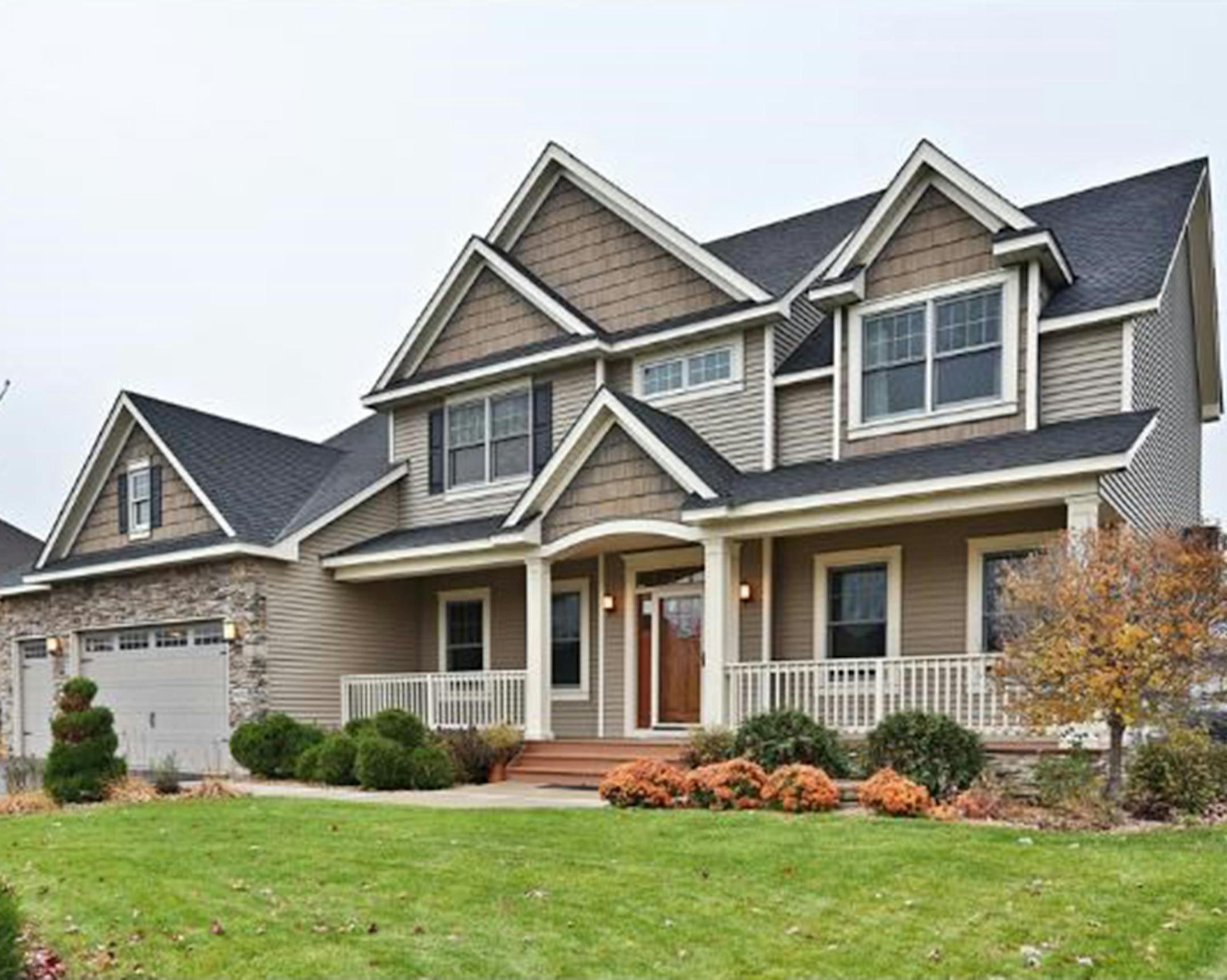 ... Brooklyn Park
Built in 2005, this five-bedroom, four-bath house has 3,660 finished square feet and features four bedrooms on one level, fireplace, alder kitchen cabinets, stainless steel appliances and granite countertops, full finished walkout basement, deck and three-car attached, insulated garage on a lot overlooking a pond. Listed by Randy Esperza, Edina Realty, 763-795-1800.