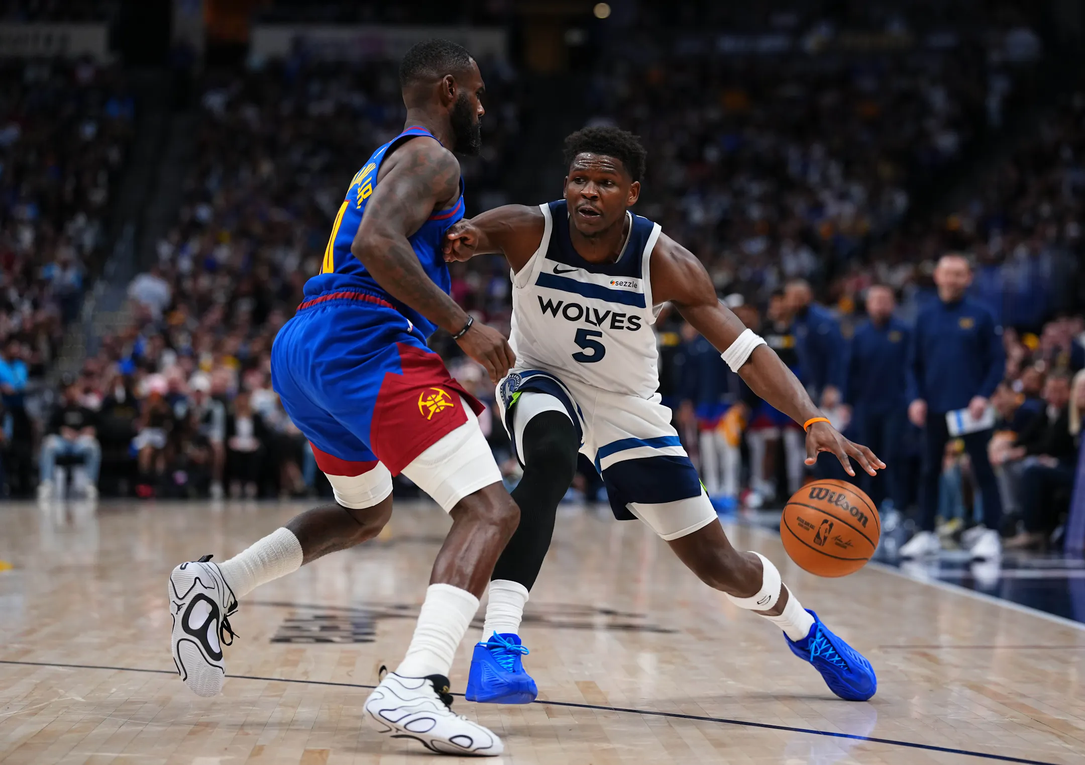 Timberwolves show how they feel in Game 2 win over Nuggets