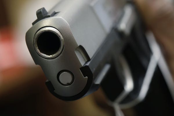 A handgun is displayed at Colosimo's Gun Center in Philadelphia, Thursday, June 26, 2008. The Supreme Court ruled Thursday that Americans have a const