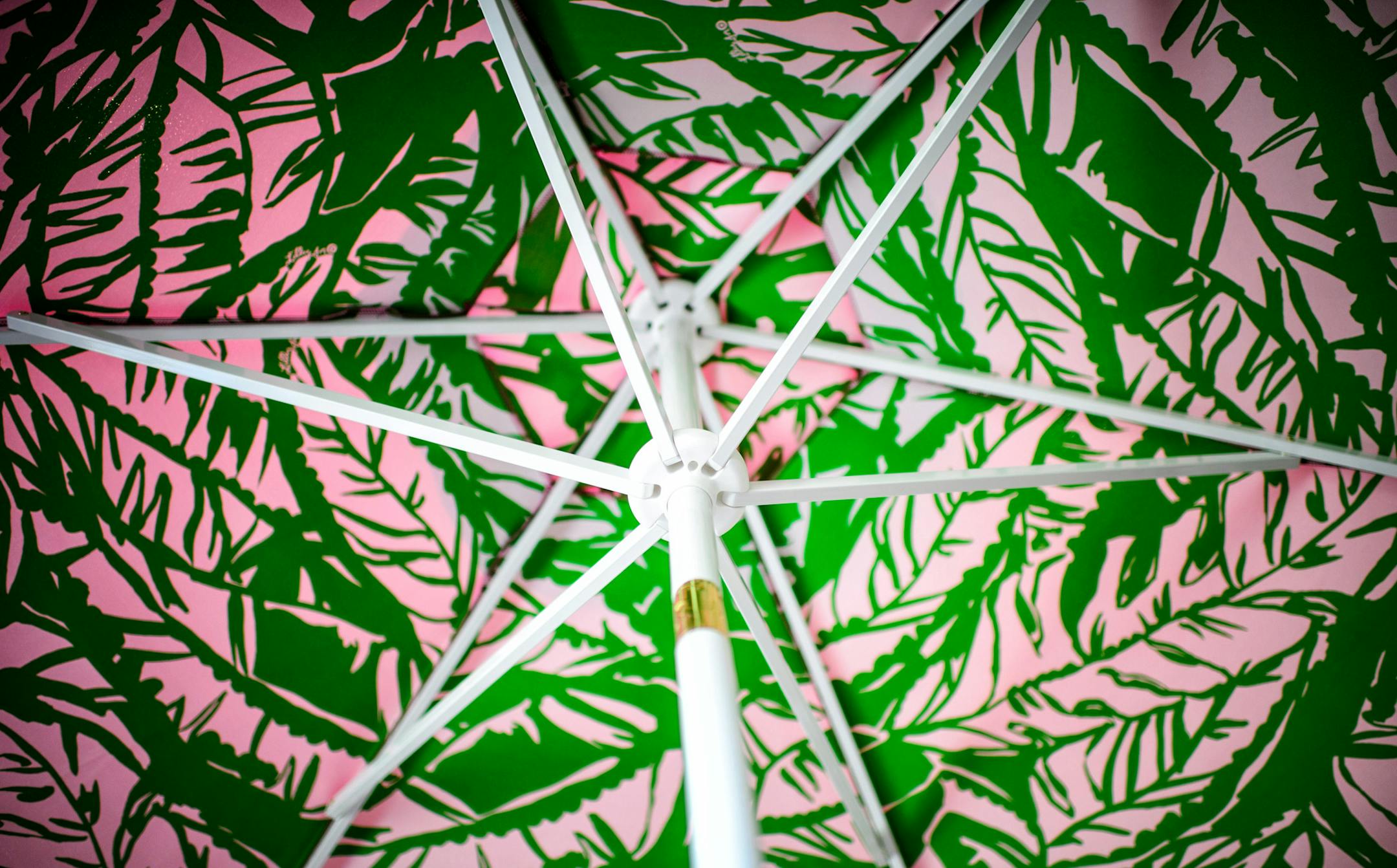 Patio umbrella. Target's new Lilly Pulitzer collection. ] GLEN STUBBE * gstubbe@startribune.com Friday, April 10, 2015