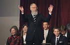 David Letterman is honored with the Mark Twain Prize for American Humor at the Kennedy Center for the Performing Arts on Sunday, Oct. 22, 2017, in Was