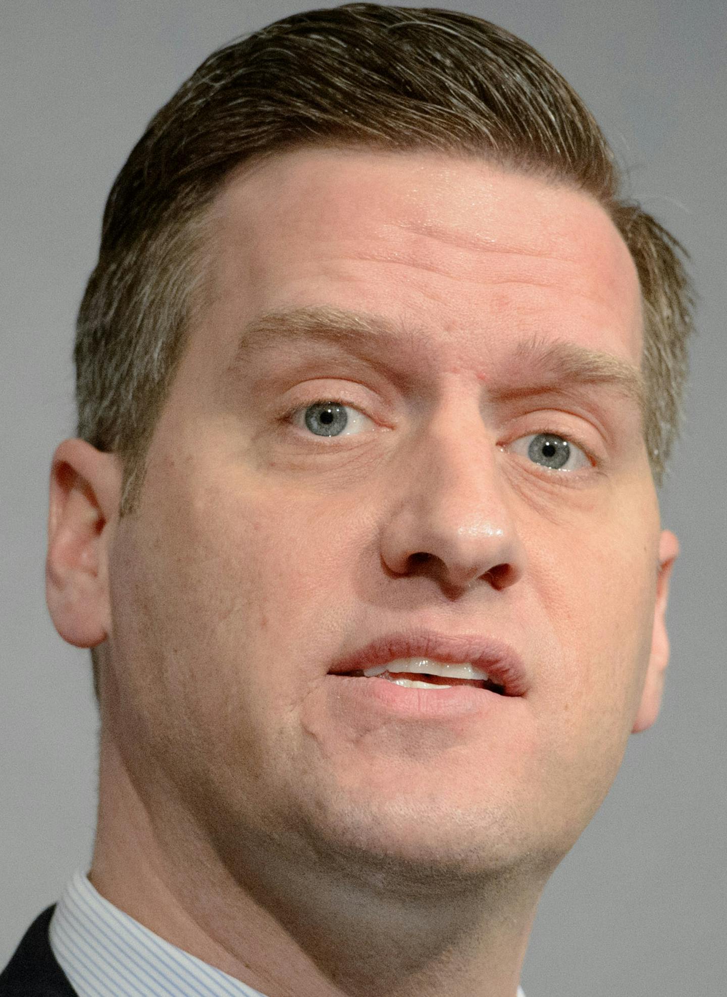 House Speaker Kurt Daudt, R-Crown. ] GLEN STUBBE * gstubbe@startribune.com Monday, April 20, 2015 House Speaker Kurt Daudt, R-Crown, House Majority Leader Joyce Peppin, R-Rogers, House Property Tax & Local Government Chairman Steve Drazkowski, R-Mazeppa, House Taxes Committee Chairman Greg Davids, R-Preston, announced the House Republican Omnibus Tax bill Monday including what they said was $2 billion in tax relief to middle-class families.