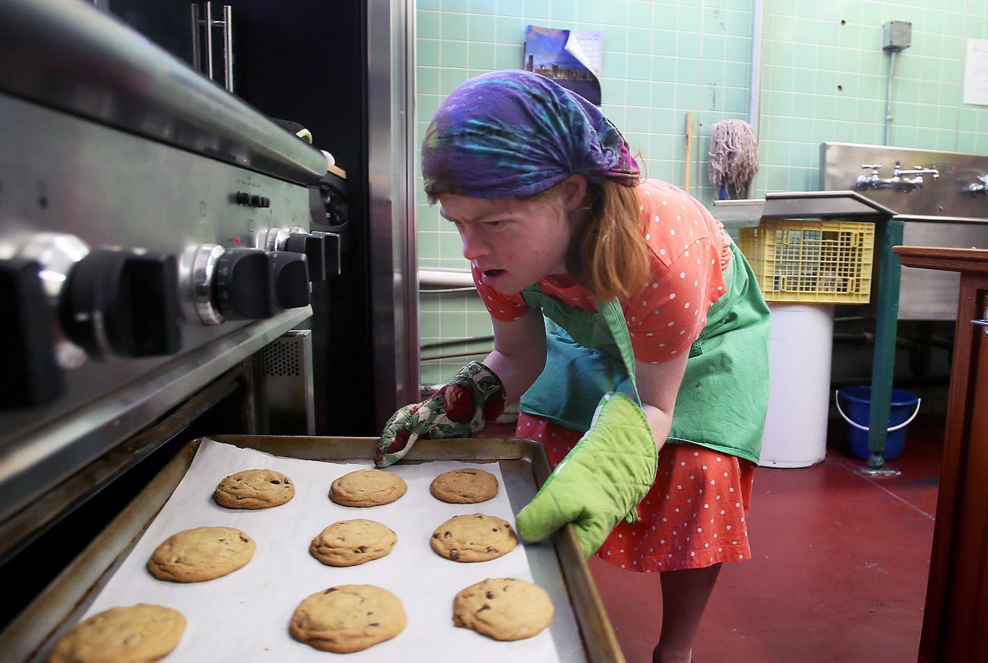 Rachel Wollum, 26, who has Down syndrome, runs a thriving cookie business in Middlebury, Vt.