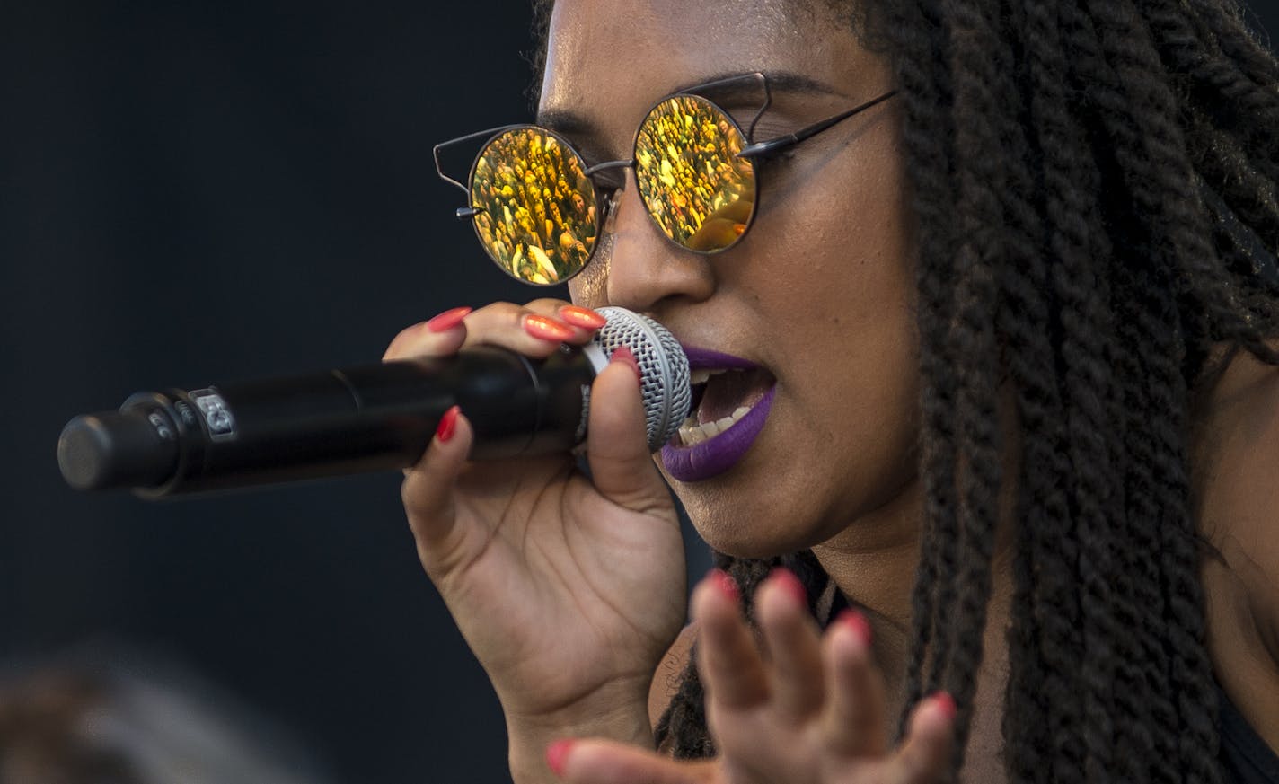 Grrrl Prty perfomed at Rock the Garden Saturday. ] (AARON LAVINSKY/STAR TRIBUNE) aaron.lavinsky@startribune.com Rock The Garden was held at Boom Island Park on Saturday, June 18, 2016 in Minneapolis, Minn. Acts included Grrrl Prty, Nathaniel Rateliff & Night Sweats, Hippo Campus, Chance the Rapper and the Flaming Lips.