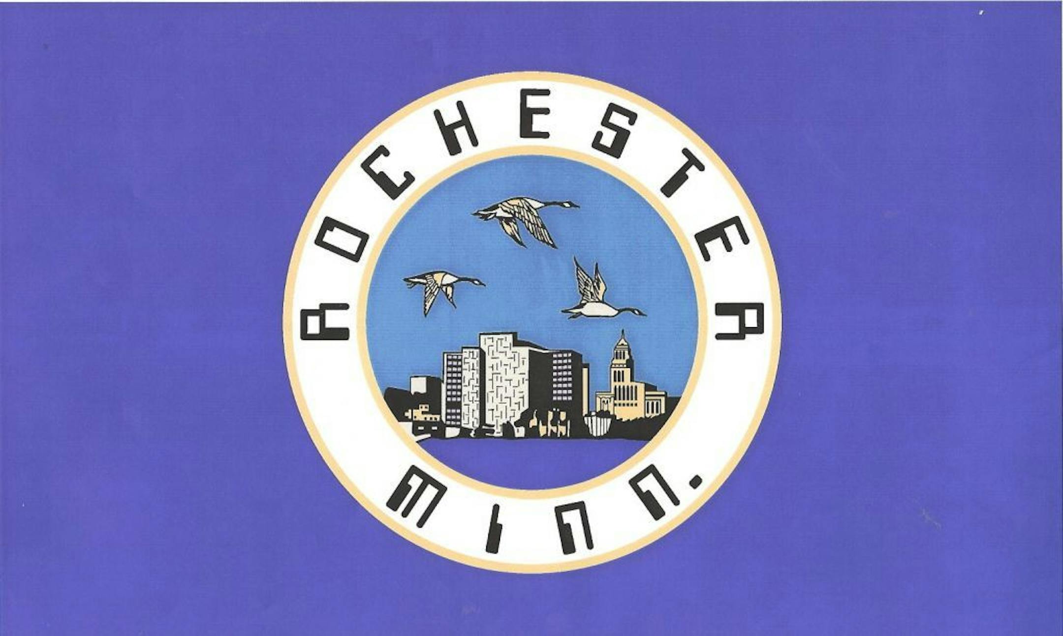 The current Rochester city flag.