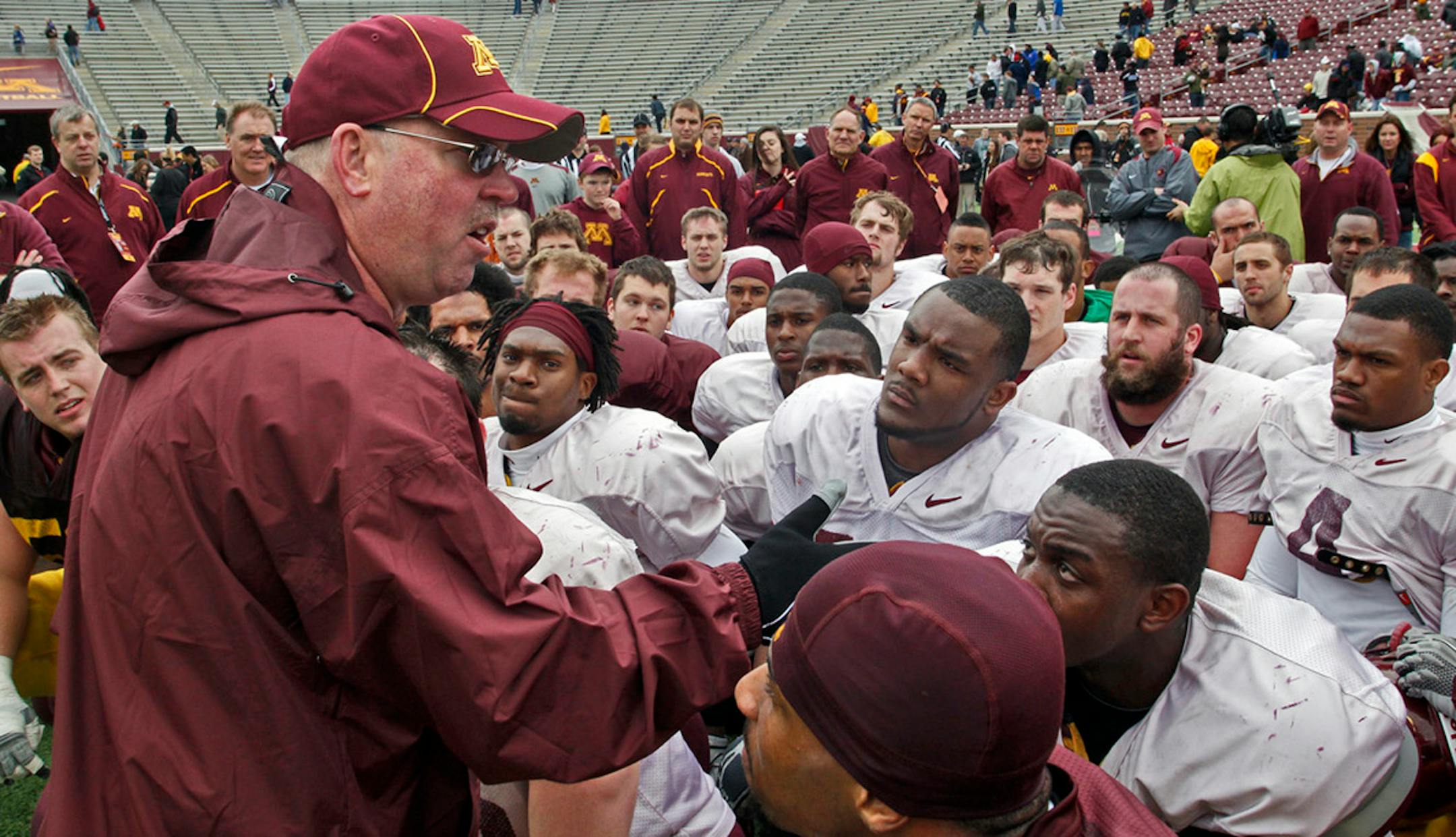 Head football coach Jerry Kill