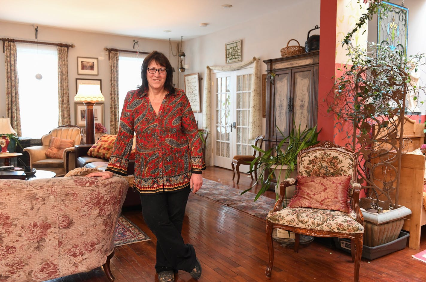 Nance Derby in her St. Paul home on MSP home tour.