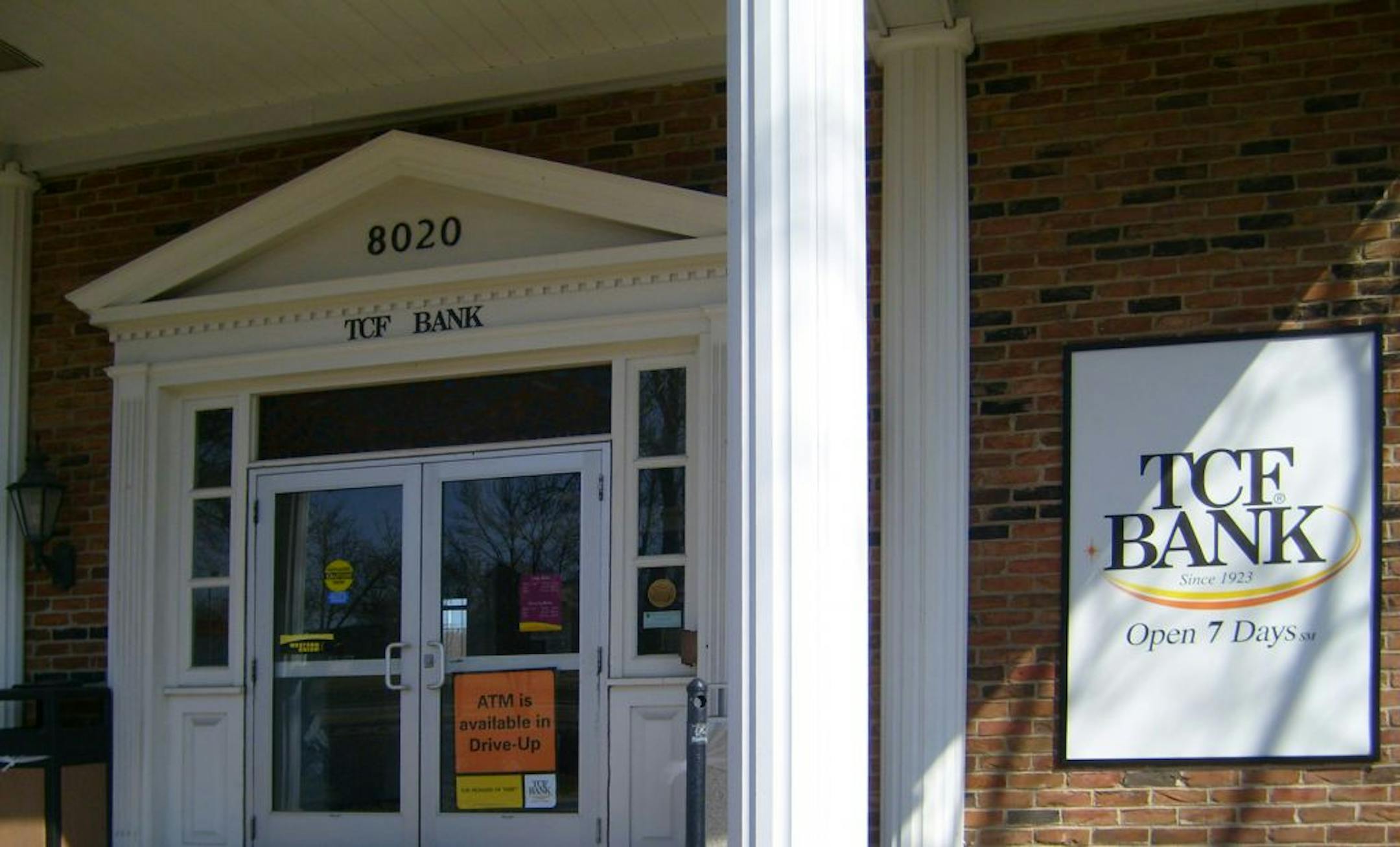 A TCF Bank.
