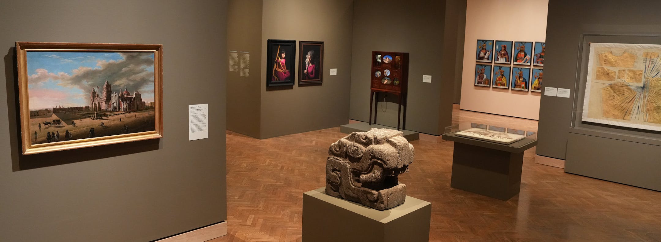 Pictured is a section of the new ReVisión: Art in the Americas exhibit during a press preview Thursday, June 29, 2023 at the Minneapolis Institute of Art in Minneapolis. ] ANTHONY SOUFFLE • anthony.souffle@startribune.com