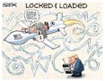 Sack cartoon: Trump prepares to retaliate
