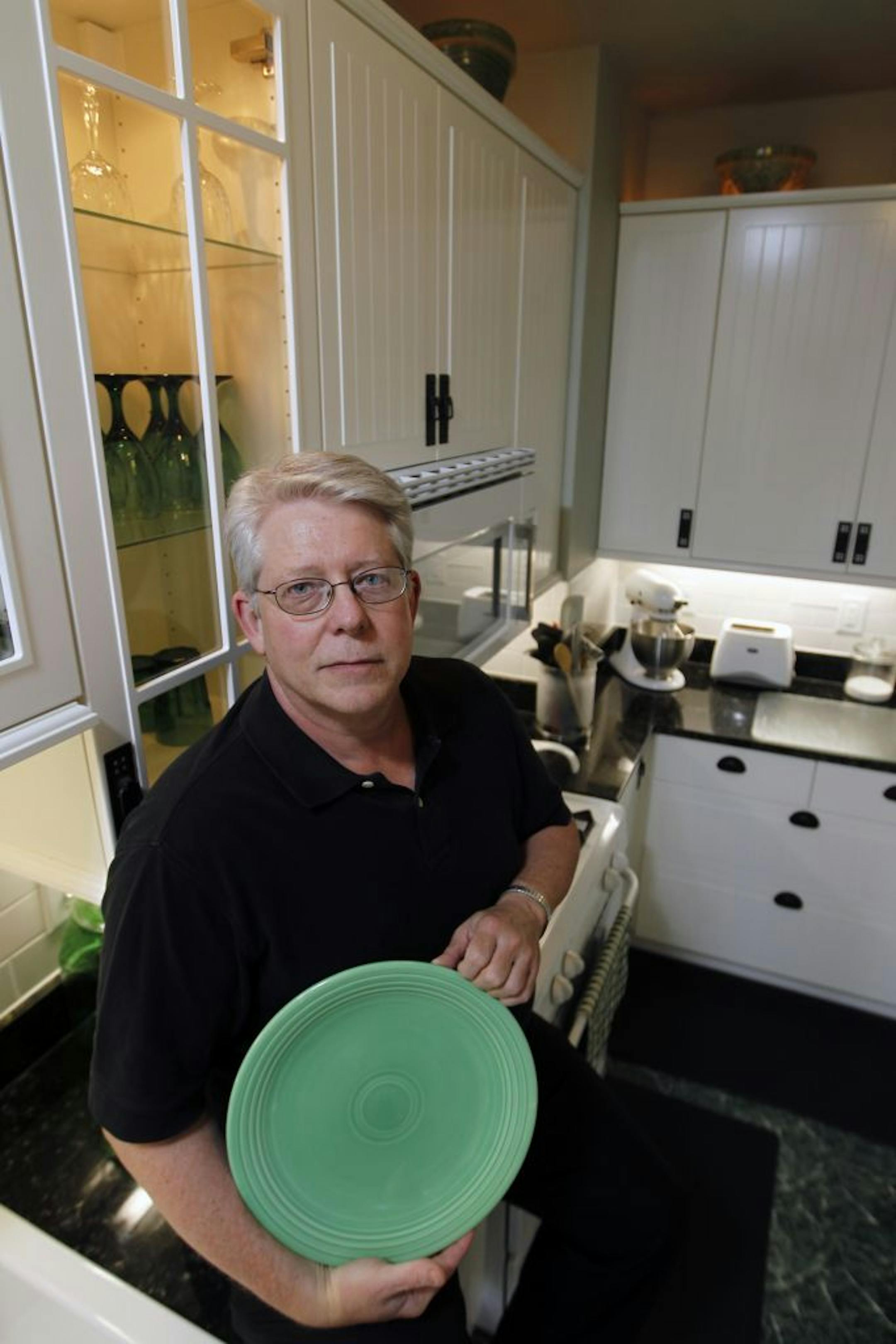 At his home in Minneapolis, Mike Lamprecht brought a large collection of decorative and household items including dish ware from the 1940s called Fiesta Ware, to Shakopee Auction Center. They sold it: he was supposed to get 75 percent of the sale price or $2315.25. It was sold in March. Six months later he has not received a penny. Other people have been suing the auction center also. He also did some kitchen repair and remodeling that was to be paid for with the proceeds from the auction money