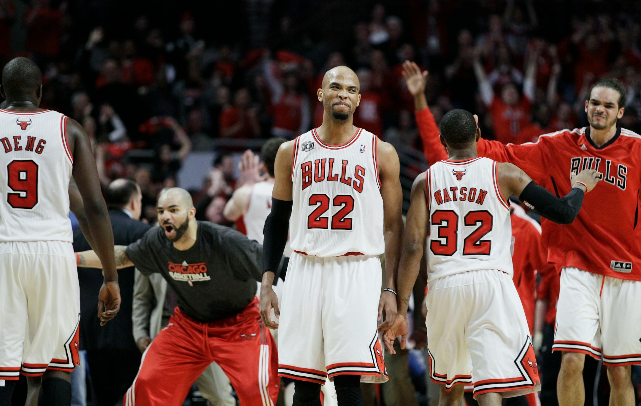 What's wrong with this picture? Nothing, if you'd rather see your NBA rosters assembled of many working pieces and not built on two or three superstars. Three of these players would have had to go had the Bulls gone the route of the Heat.