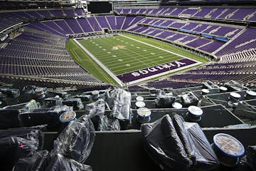 View from Club Purple at US Bank Stadium.