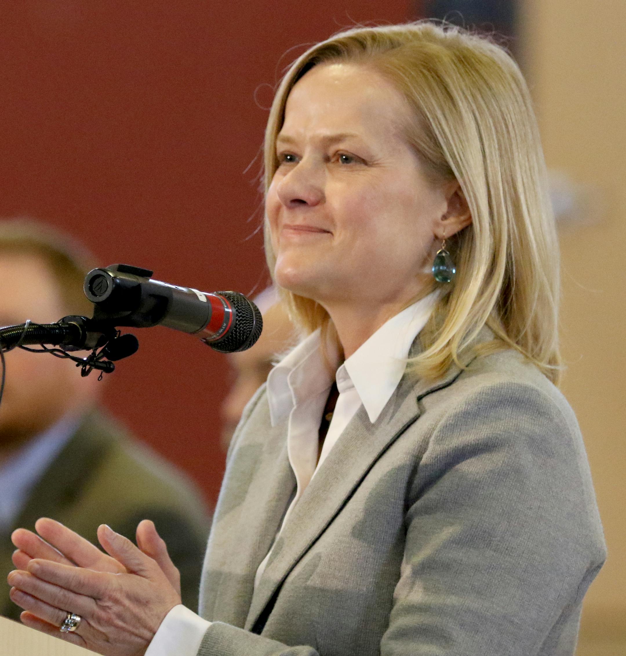 Fort Snelling is now part of a national nonprofitís ìNational Treasuresî campaign and has been dubbed ìBdote Fort Snellingî by the organization. The announcement was made by Stephanie Meeks, President and CEO, National Trust for Historic Preservation during a press event at the Boy Scout Base Camp Wednesday, April 20, 2016, at Fort Snelling, MN.](DAVID JOLES/STARTRIBUNE)djoles@startribune.com Fort Snelling gets new designation from national nonprofit. Declared a historic