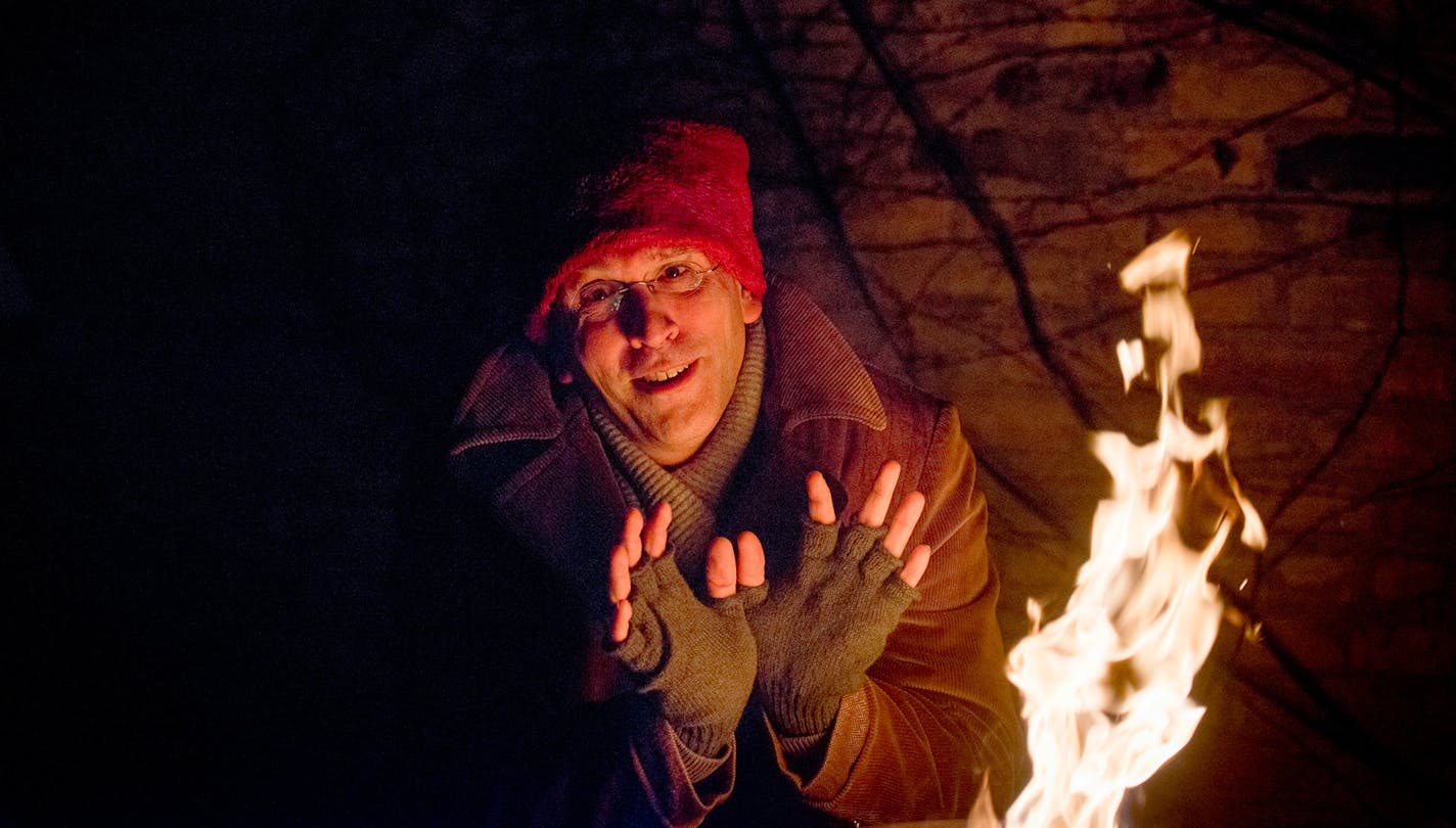 Bradley Greenwald in "The Longest Night" at Open Eye Theatre. Photo by Mark Van Cleave