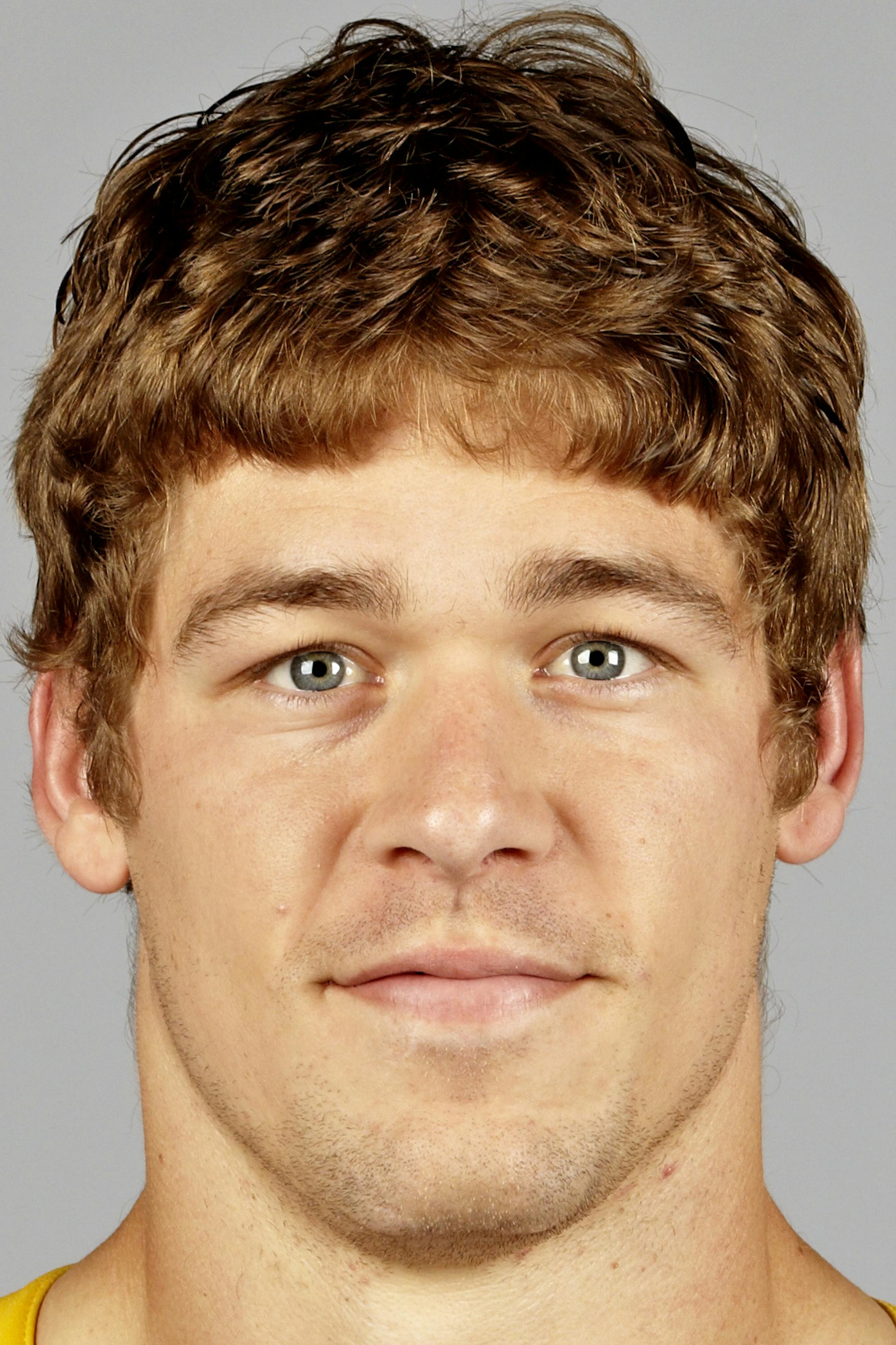 This is a 2012 photo of John Carlson of the Minnesota Vikings NFL football team. This image reflects the Minnesota Vikings active roster as of Monday, June 25, 2012 when this image was taken. (AP Photo) ORG XMIT: NFLHS12