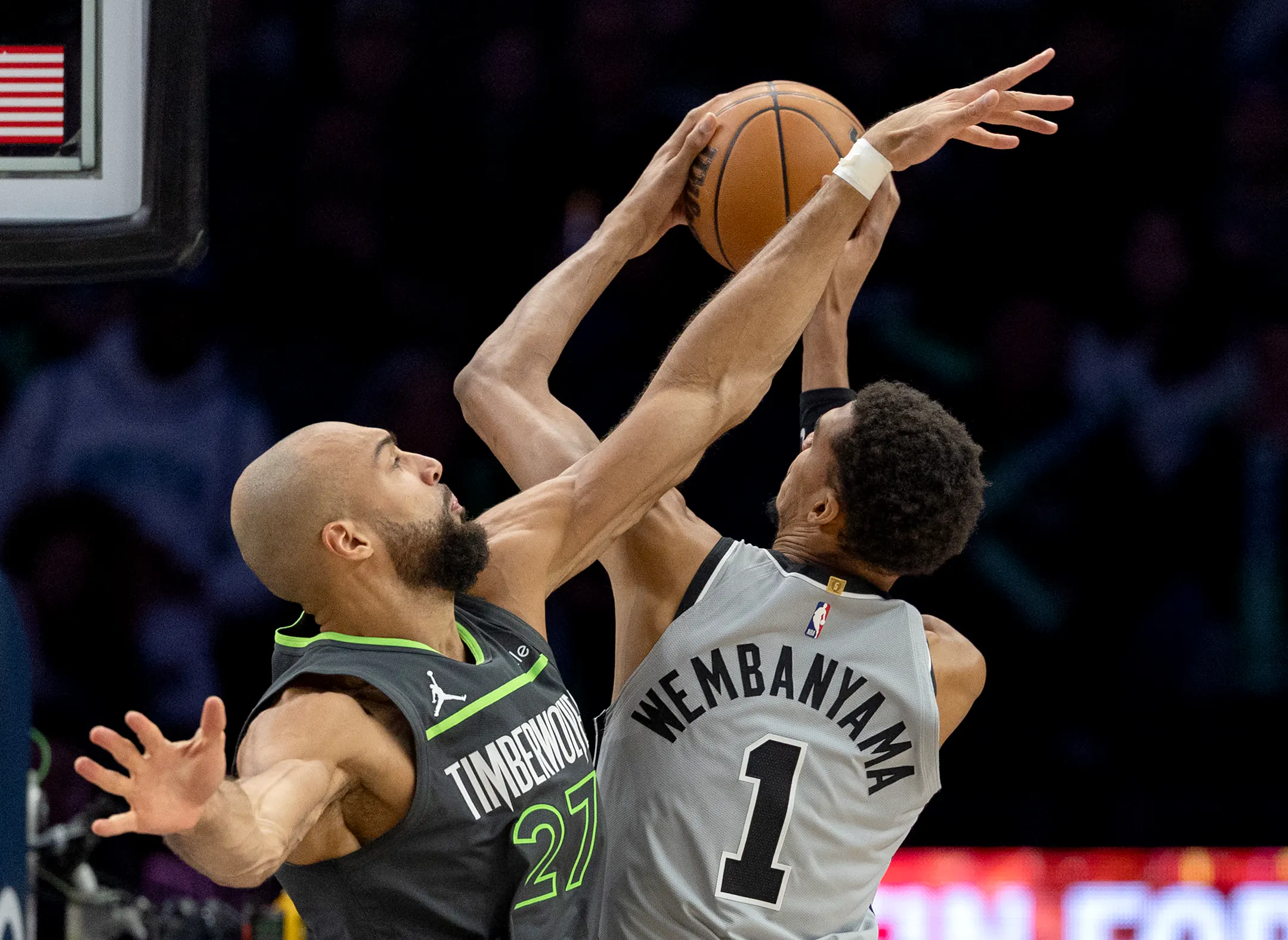Wolves-Spurs playoffs: Big men Rudy Gobert, Victor Wembanyama match up