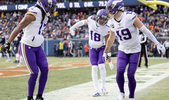 Receivers K.J. Osborn, Justin Jefferson, Adam Thielen and the Vikings can dance with anybody in the NFC.