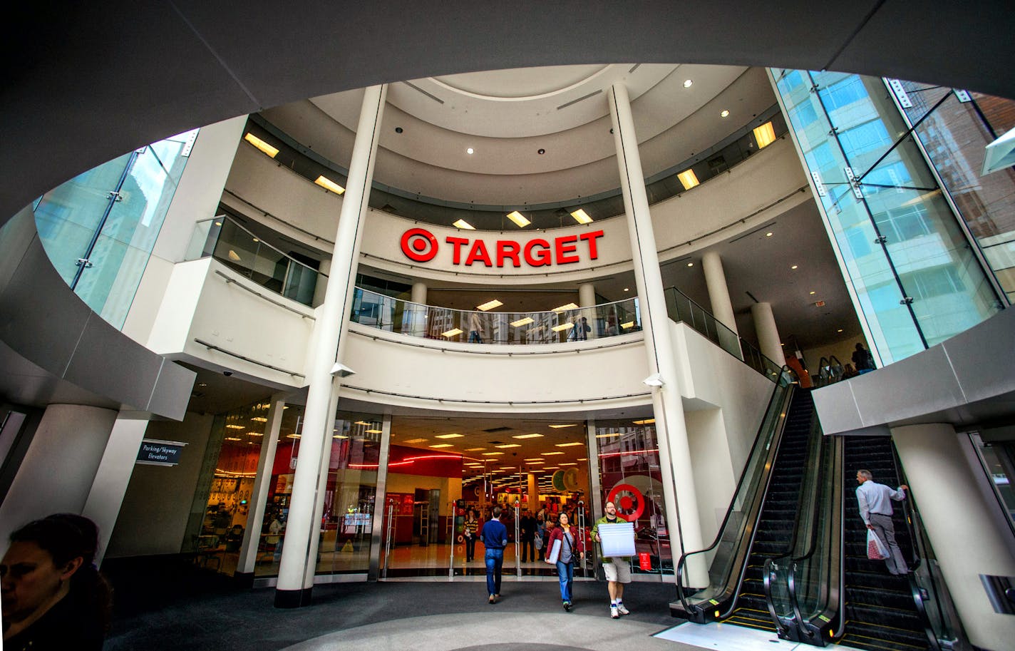 The Nicollet Mall Target store. Target announced Gregg Steinhafel&#x201a;&#xc4;&#xf4;s departure as chairman, president and chief executive officer. ] Monday, May 5, 2014 GLEN STUBBE * gstubbe@startribune.com ORG XMIT: MIN1405051500345554 ORG XMIT: MIN1408181504317343