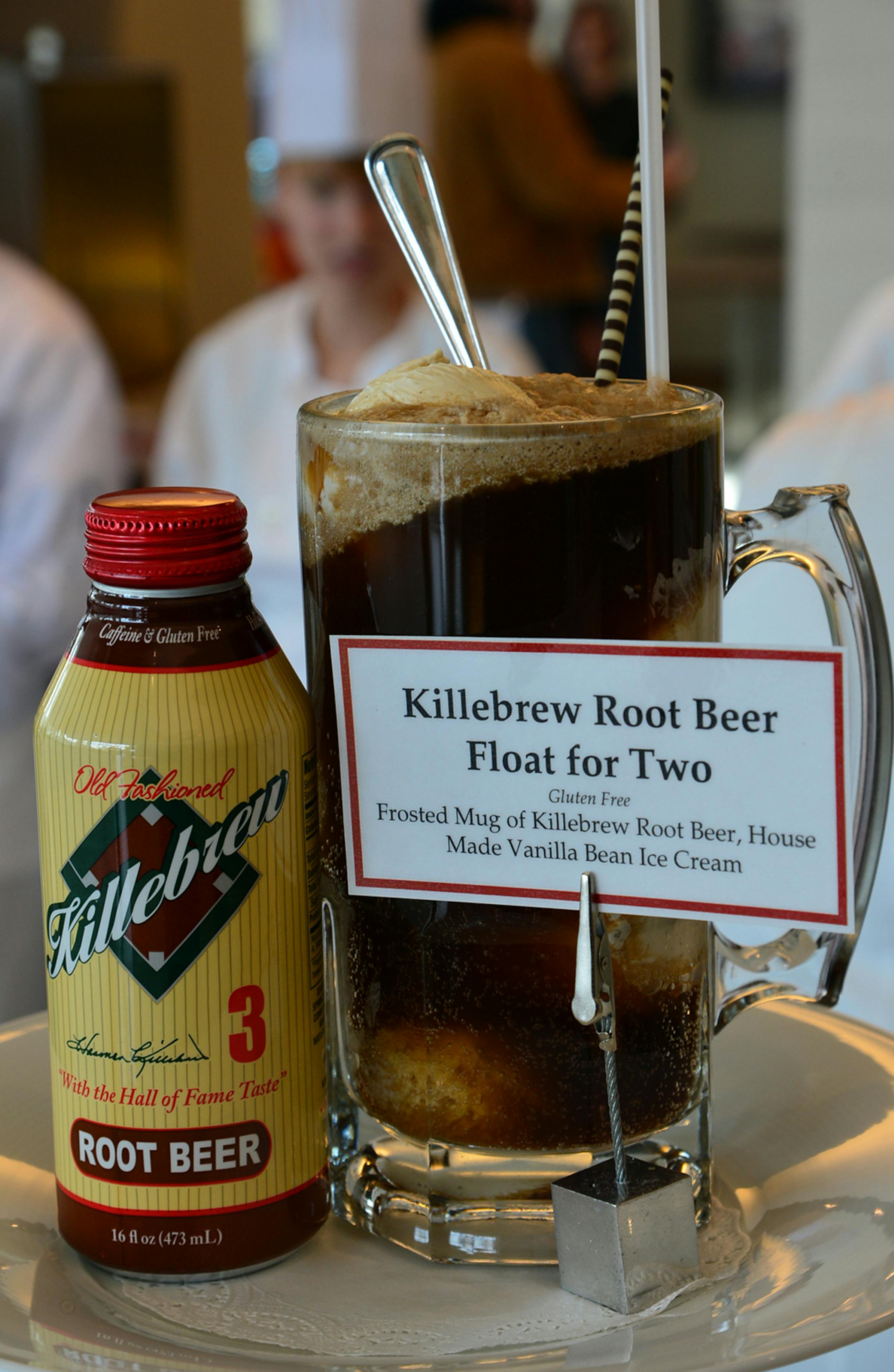This Root Berr float was on display in the Metropolitan Club. ] The Minnesota Twins and Delaware North Sportservice made a pitch of the 2014 food and beverage preview at Target Field in the Metropolitan Club. Richard.Sennott@startribune.com Richard Sennott/Star Tribune Minneapolis, Minn. Tuesday 4/01/2014) ** (cq) ORG XMIT: MIN1404011414060972