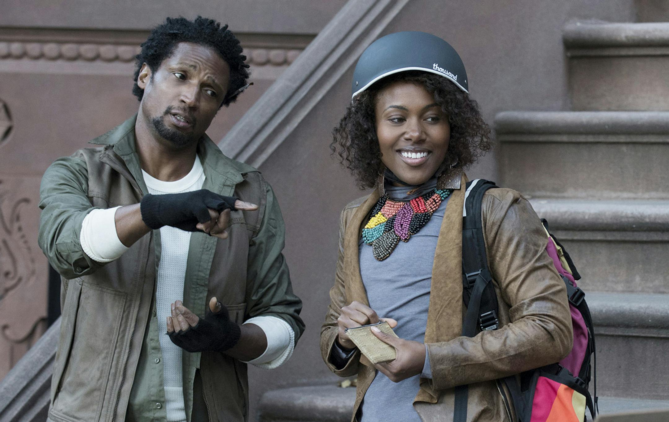 Elvis Nolasco and DeWanda Wise in "She's Gotta Have It."