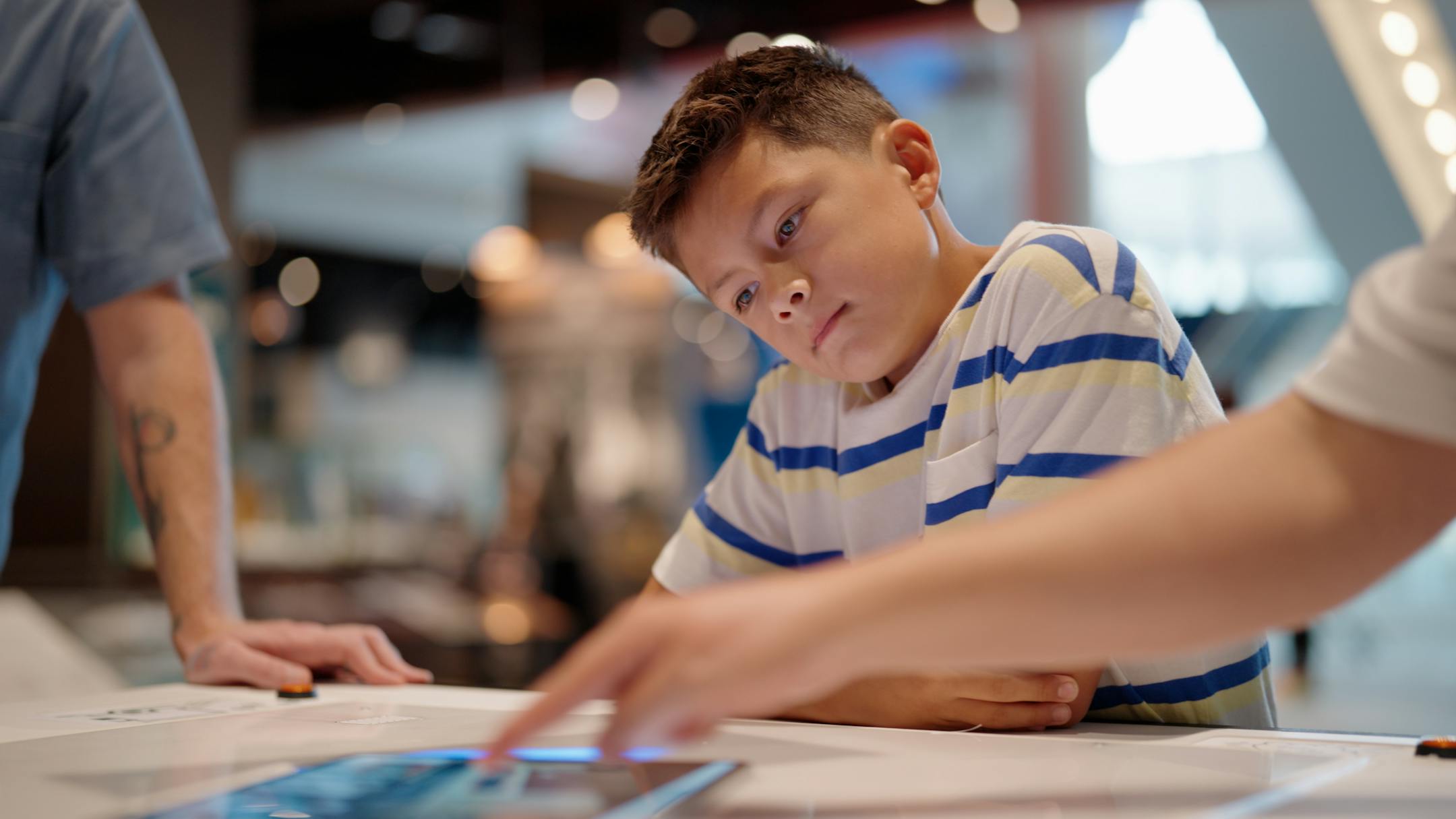 One benefit of having exhibits developed by the Science Museum of Minnesota is that prototypes can be tested by the museum’s visitors