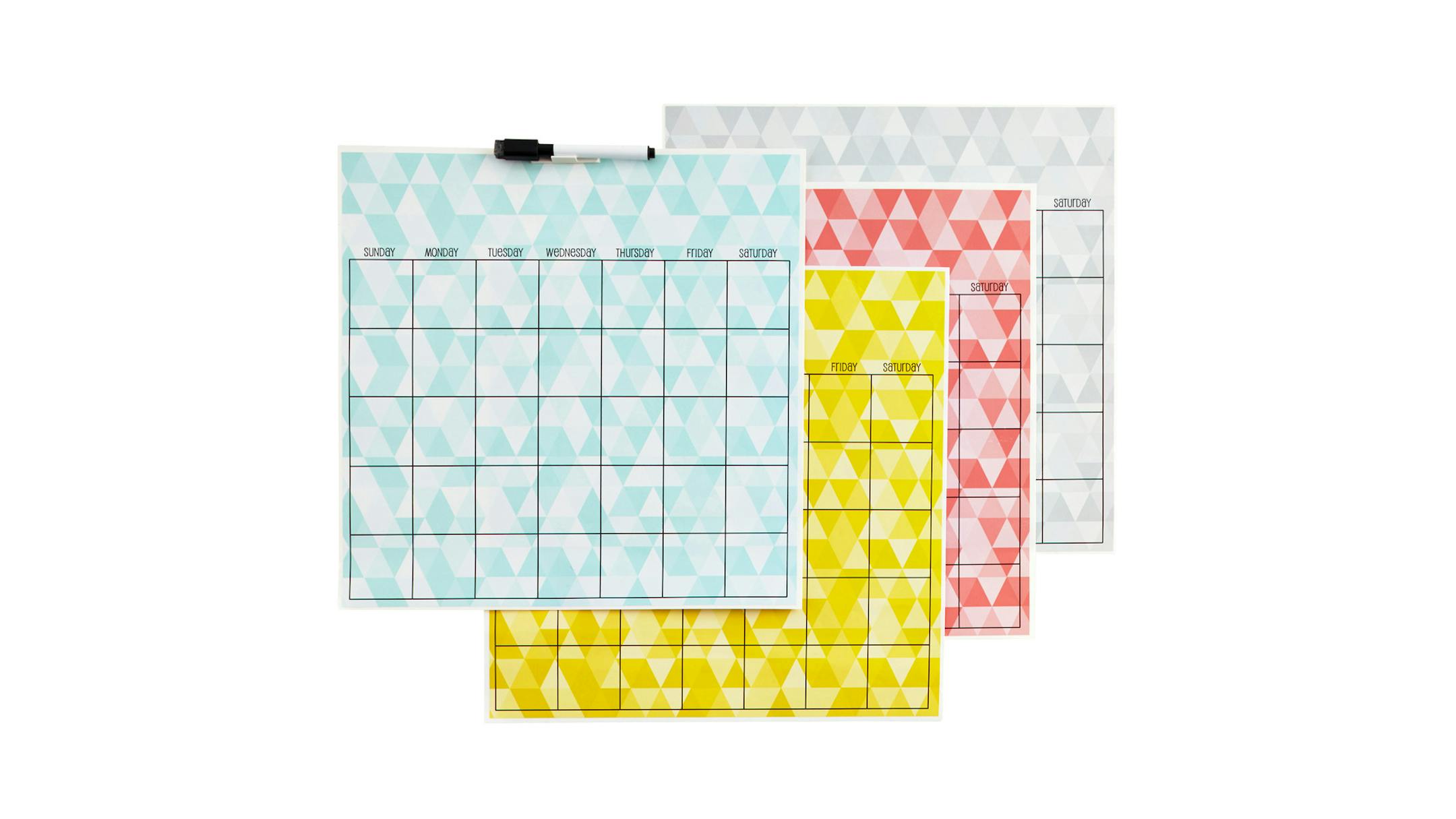 Pop Art Dry Erase Monthly Calendar, $19.99 at containerstore.com. (Container Store) ORG XMIT: 1209854