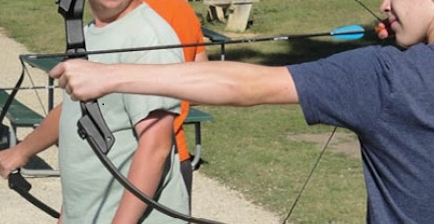 Archers at Carver Lake Park.