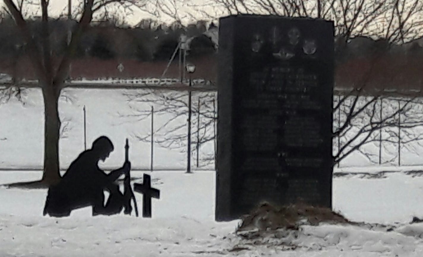 The cross as part of this memorial no longer part of this display.
Credit: Freedom From Religion Foundation