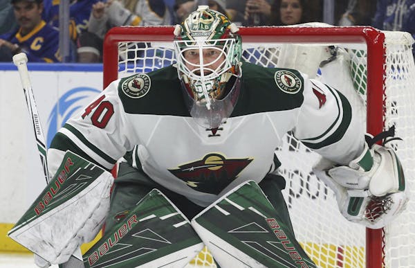 Goalie Devan Dubnyk was named Second Star of the Week last week after denying all 94 shots against in three starts to lead the Wild (6-2-1, 13 points)