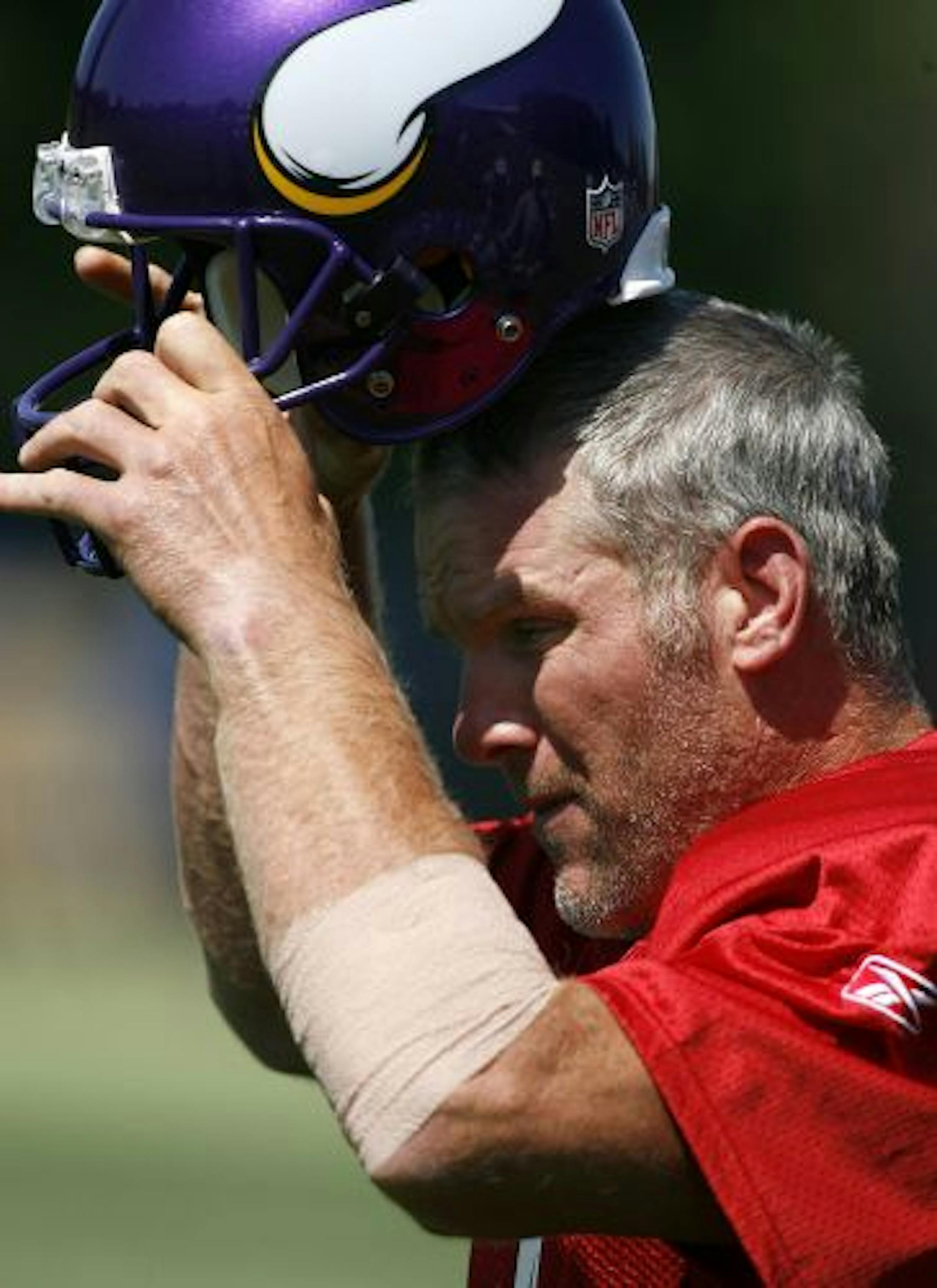 The oft-praised, oft-retired Brett Favre said goodbye to Mississippi and hello to the Vikings on Tuesday. Or was it a done deal much earlier?