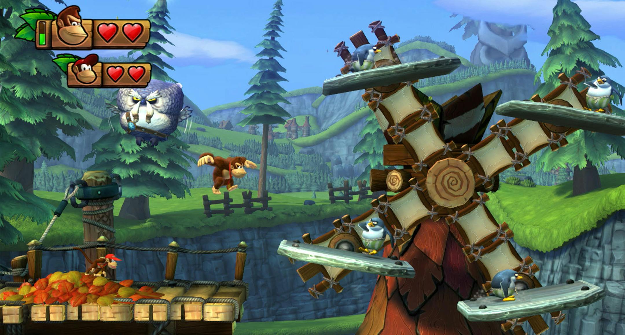 This image released by Nintendo shows a scene from "Donkey Kong Country: Tropical Freeze." (AP Photo/Nintendo) ORG XMIT: NYET302