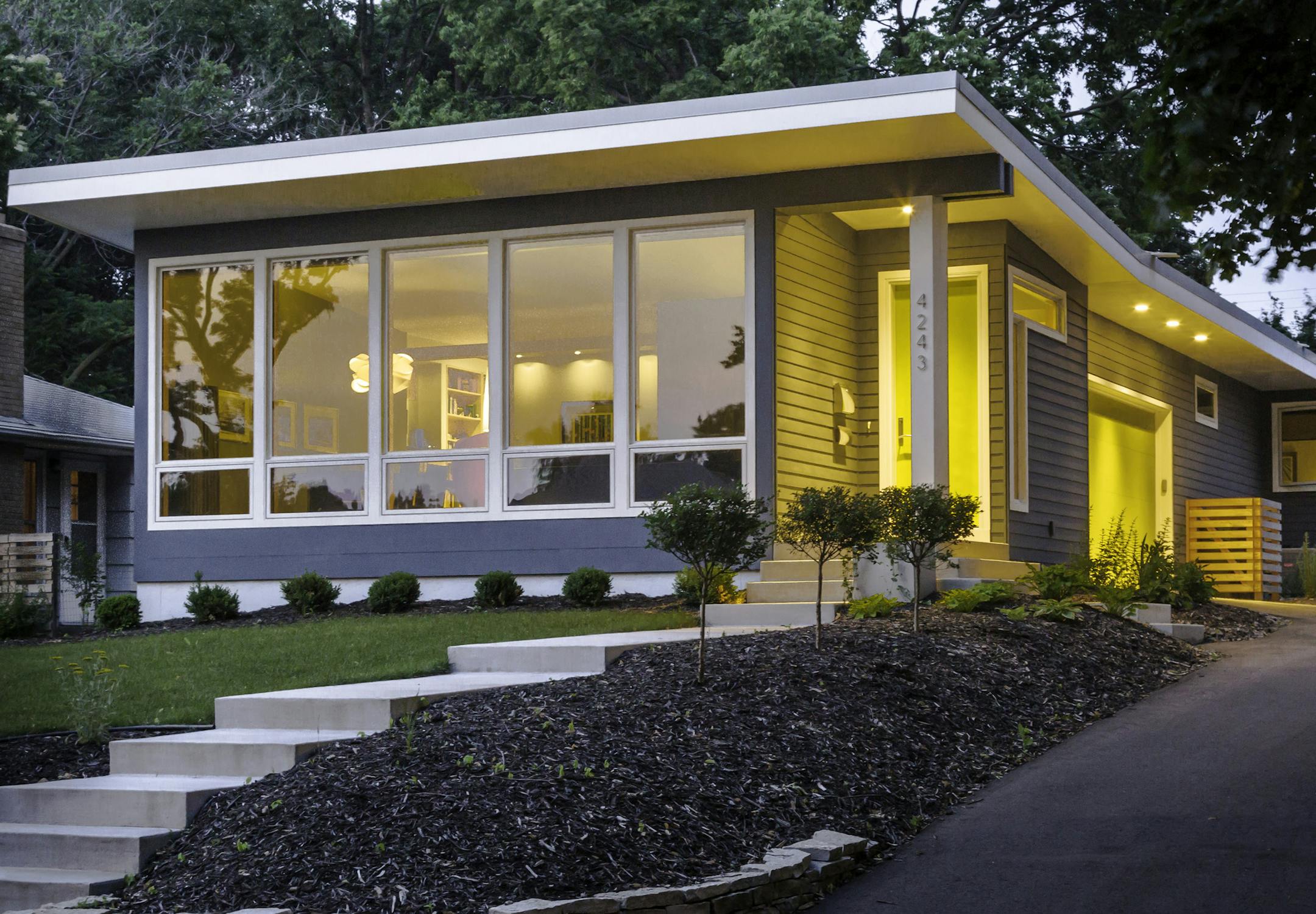 Modern House Productions Photo "Morningside Modern," a new home in Edina's Morningside neighborhood, by Quigley Architects