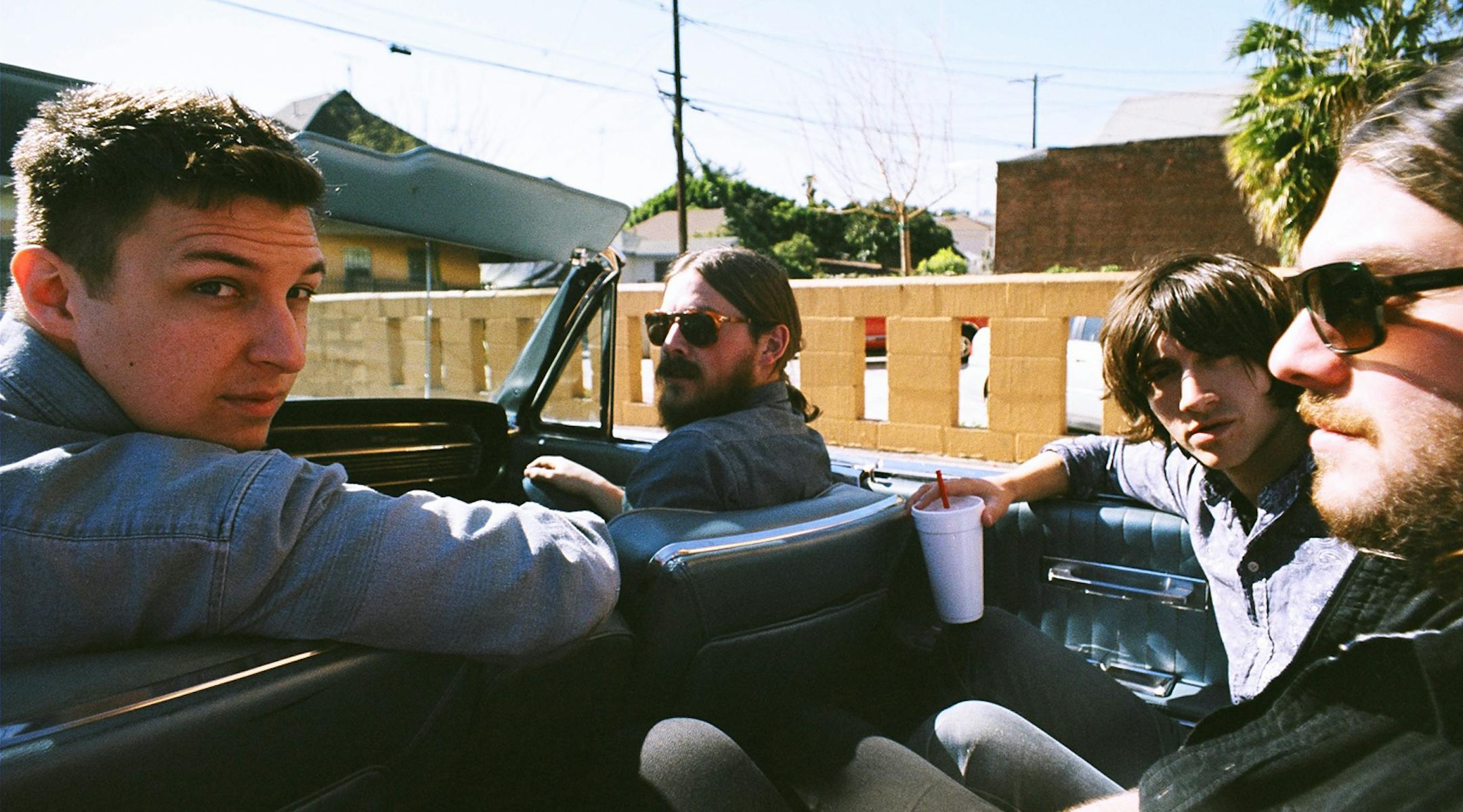 Press photo of Arctic Monkeys, provided by Press Here Now.