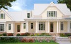 Home plan: Handsome low country-style home exudes southern comfort.