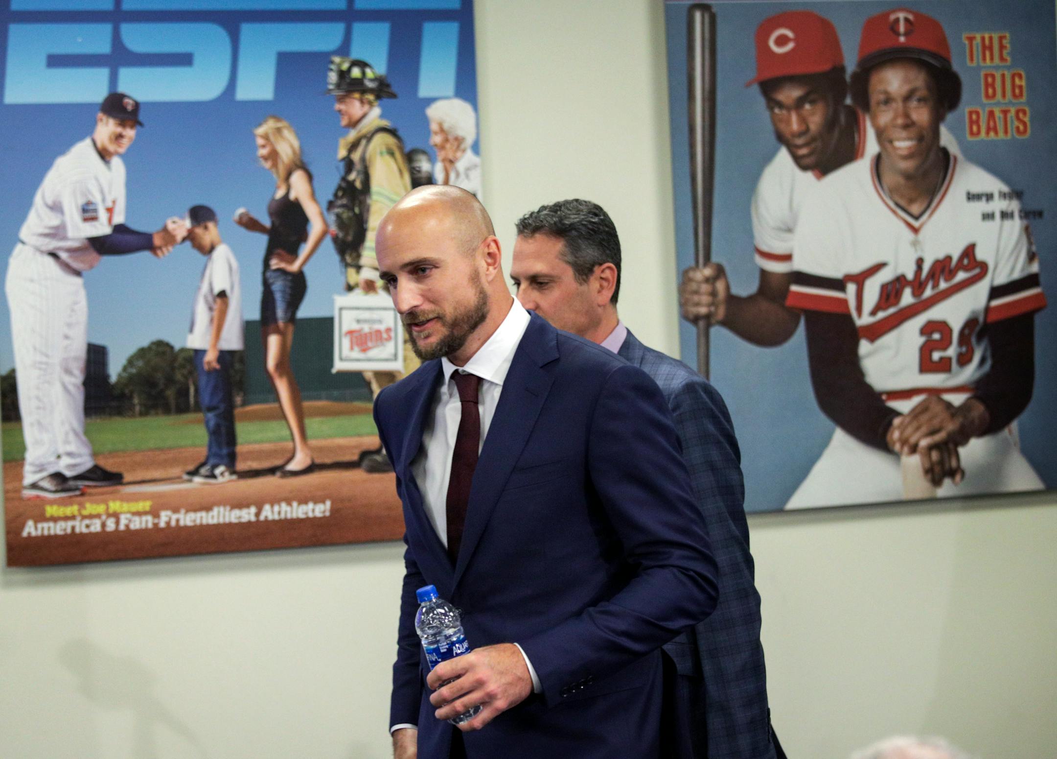 New Twins manager Rocco Baldelli was introduced to the media Thursday afternoon at Target Field.