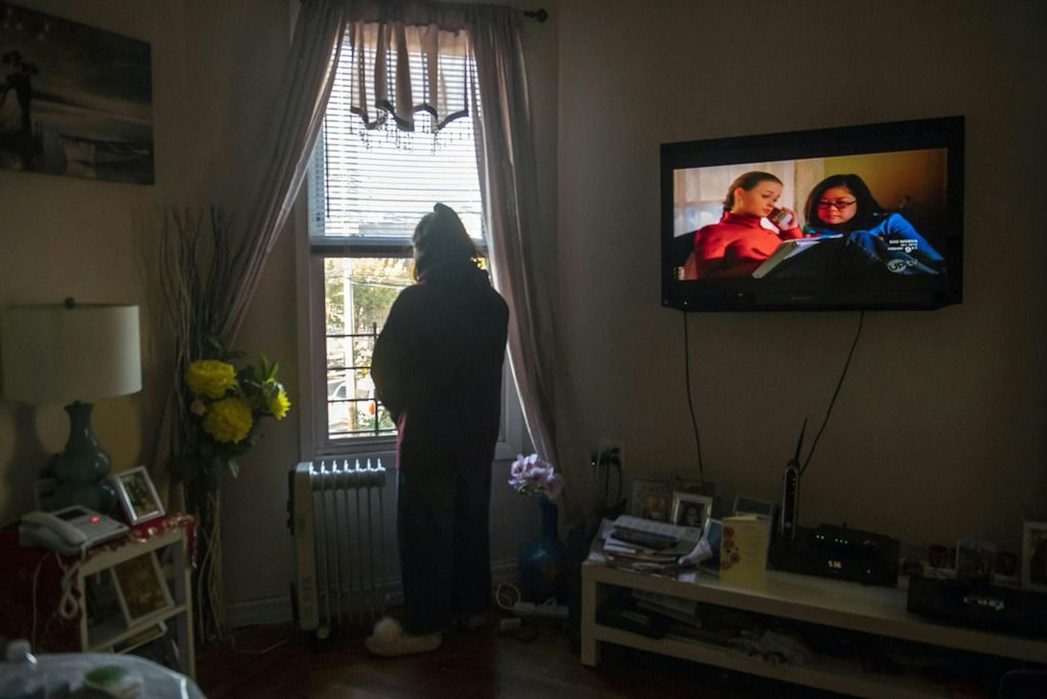 Nicole DiMaio in her Brooklyn apartment on Sept. 30, 2020. Remote learning, lockdowns and pandemic uncertainty have increased anxiety and depression among adolescents, and heightened concerns about their mental health.