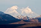 Erik Skon of Stillwater and his wife, Kathy, had just begun a one-day drive into Denali National Park when he captured this ghostly image of the mount