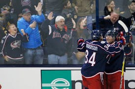 Move over Ohio State! Wild-Blue Jackets moves in on college football