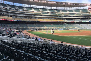 Target Field one suburb short of full capacity right now for Twins game