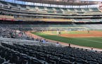 Target Field one suburb short of full capacity right now for Twins game