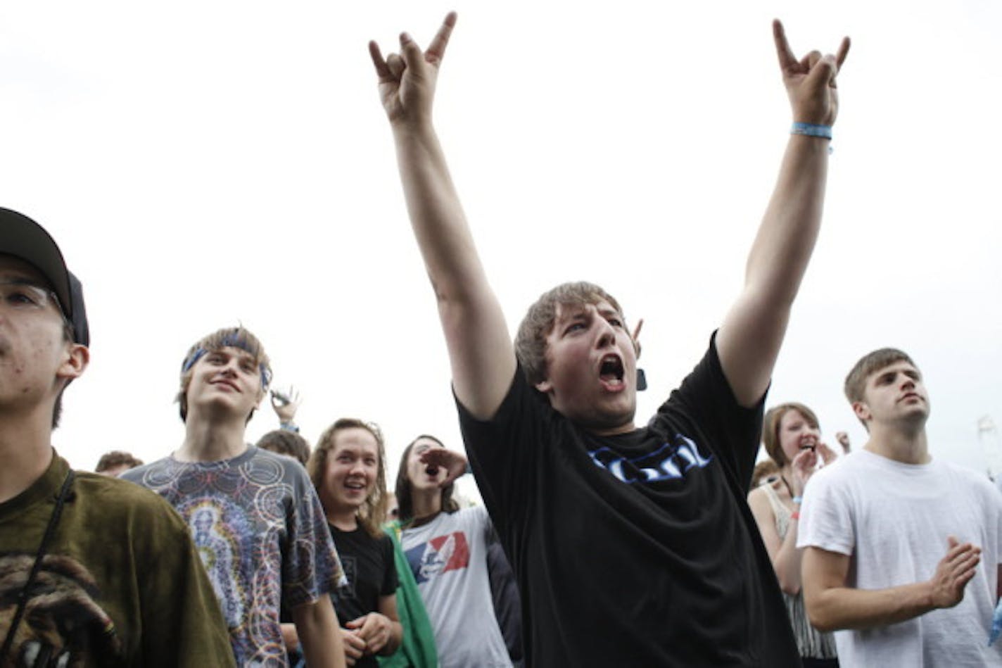 Kyle Kuehheman was psyched for Tool's headlining appearance at the short-lived River's Edge Festival on Harriet Island in 2012. / Star Tribune file