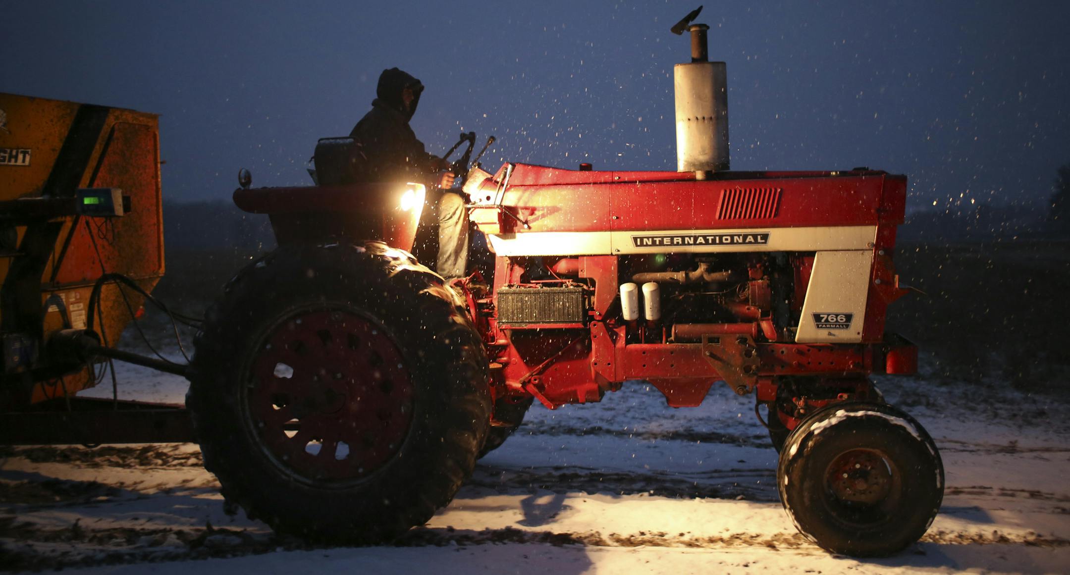 Wisconsin has become the organic farming capital of the Midwest -- and by some measures, the United States. It claims the second-highest number of organic farms in the country, after only California, and it's No. 1 in organic dairy farming. Brothers Jim and Alan Ideker, moved to Wisconsin from Minnesota to start an organic dairy farm. They sell through Organic Valley and have worked closely with other Organic Valley farmers in the area to get going. Alan Ideker got ready to haul some feed from s
