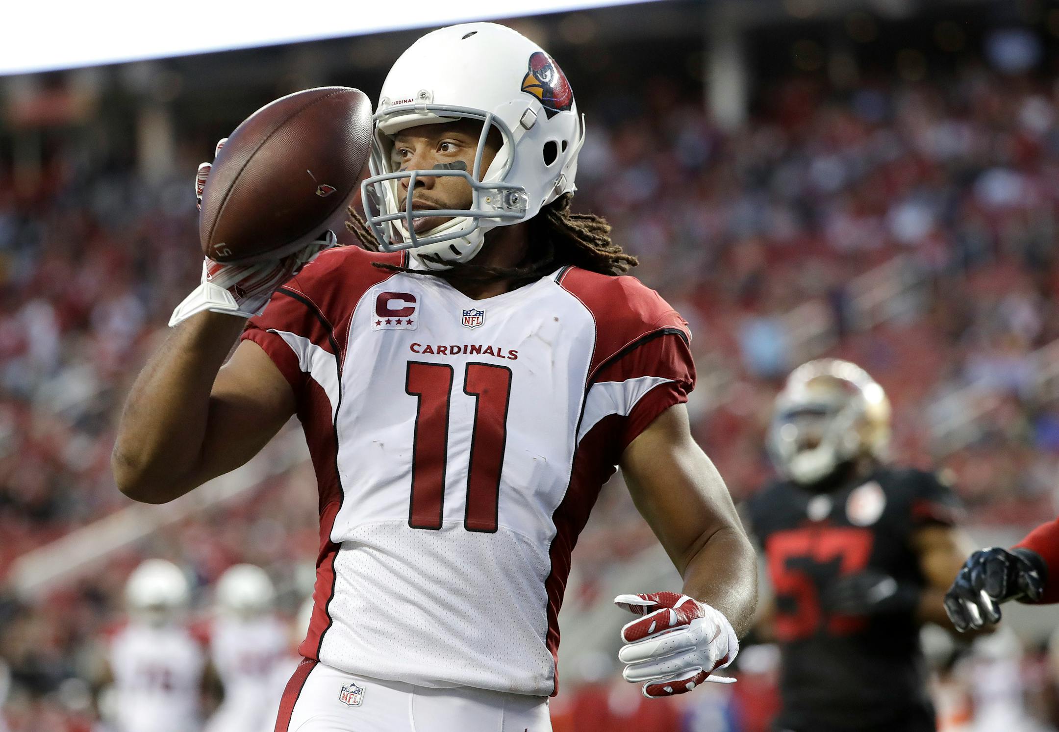 Arizona Cardinals wide receiver Larry Fitzgerald.